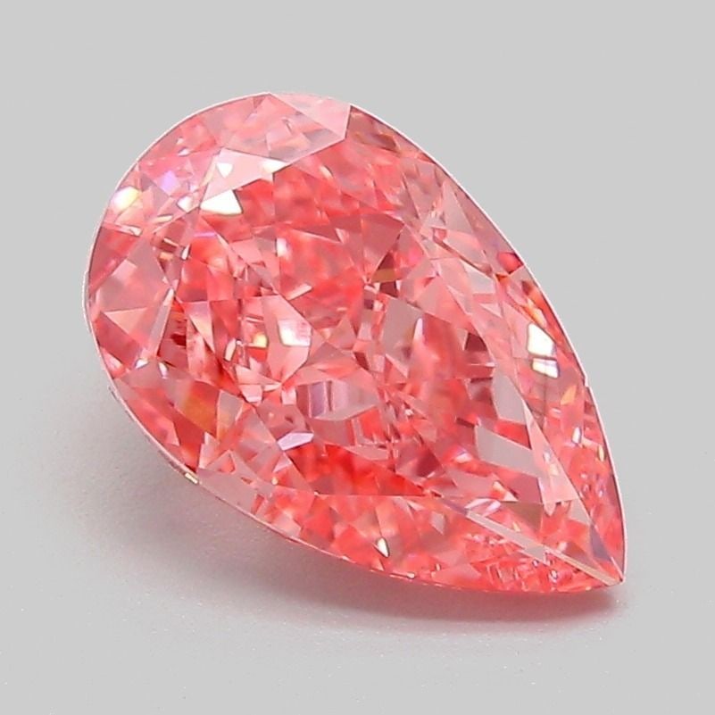 Loose Diamond - PEAR 2.08ct Fancy Vivid Pink VS2: Loose Diamond - PEAR 2.08ct Fancy Vivid Pink VS2 Source: This is a real non-mined Diamond that has been grown in a lab Shape: PEAR Carats: 2.08 Color: Fancy Vivid Pink Certification: IGI Video: Video