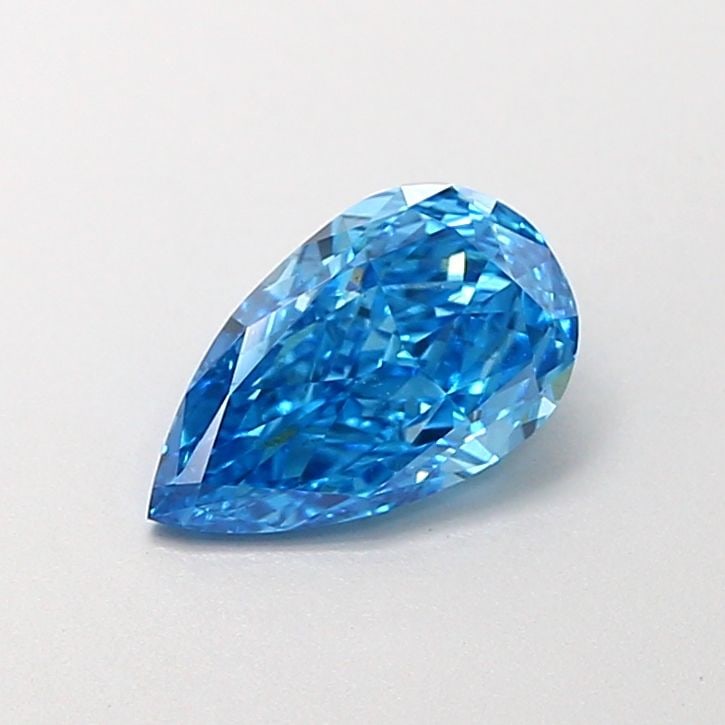 Loose Diamond - PEAR 1.05ct Fancy Vivid Blue VS2: Loose Diamond - PEAR 1.05ct Fancy Vivid Blue VS2 Source: This is a real non-mined Diamond that has been grown in a lab Shape: PEAR Carats: 1.05 Color: Fancy Vivid Blue Certification: IGI Video: