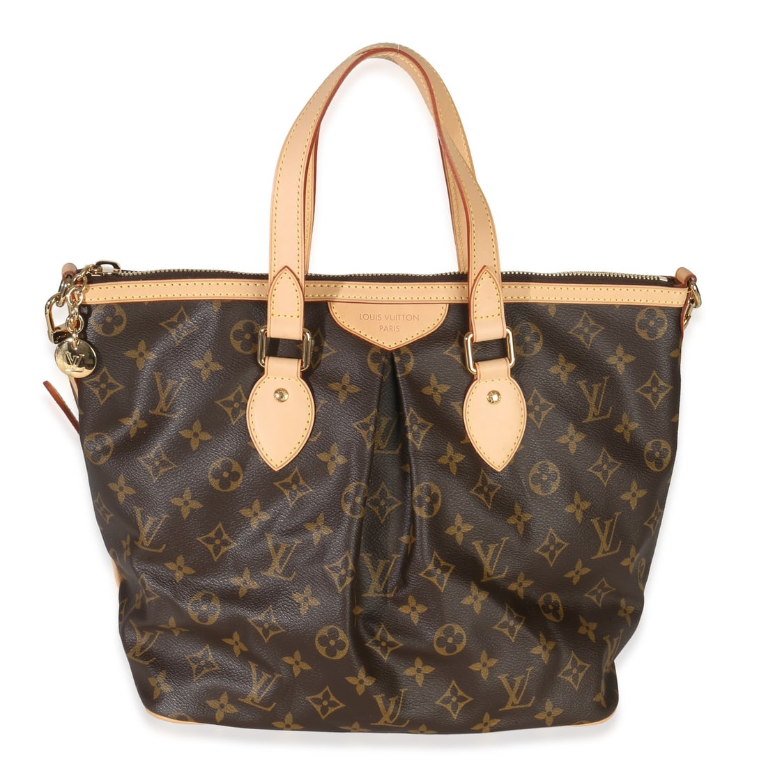 Louis Vuitton Palermo PM Monogram Canvas Shoulder Bag: Louis Vuitton Palermo PM Monogram Canvas Shoulder Bag This Louis Vuitton Palermo PM shoulder bag features the brand's signature monogram canvas in brown with gold-tone hardware. The bag is designed wi