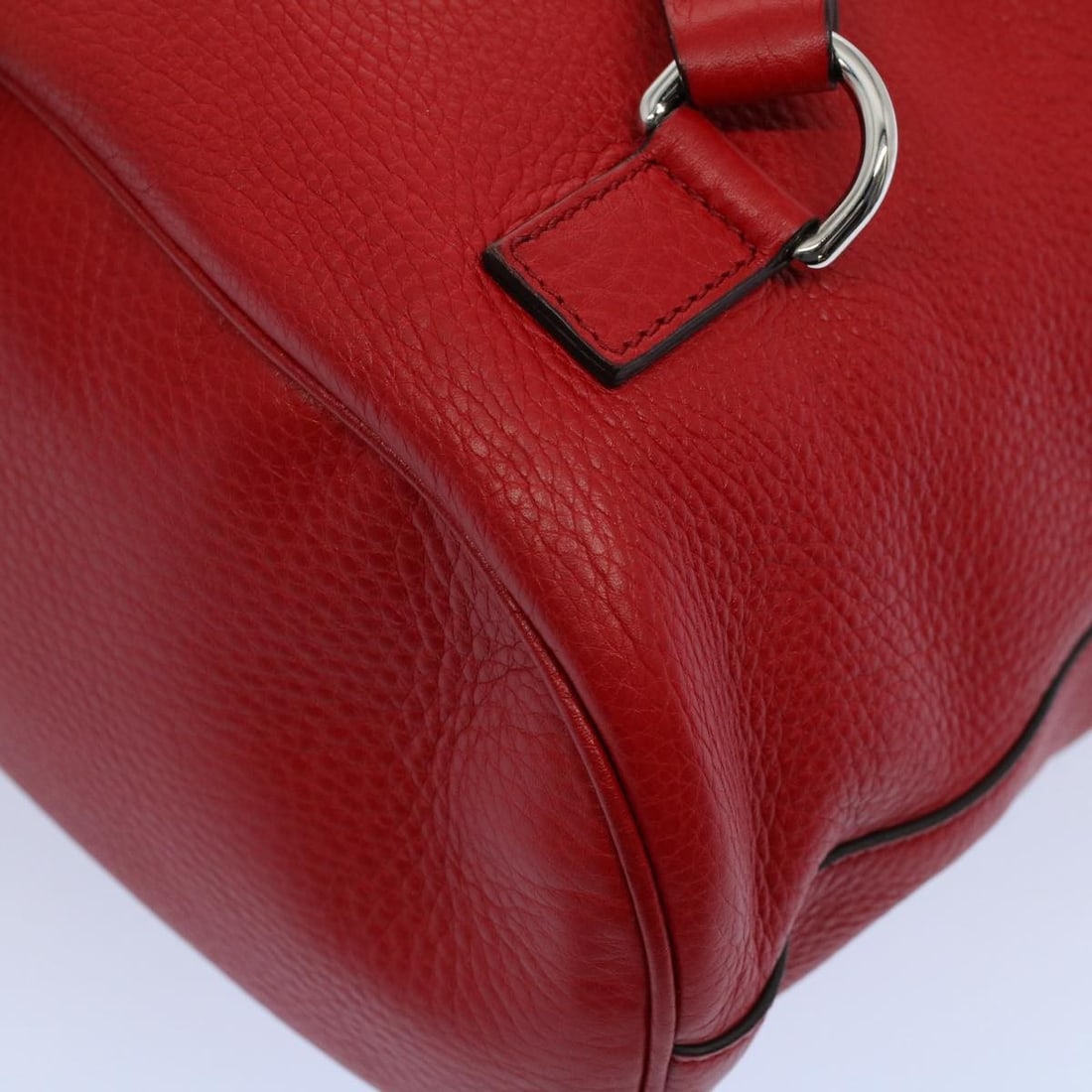 Gucci Soho Red Leather Drawstring Backpack - 11