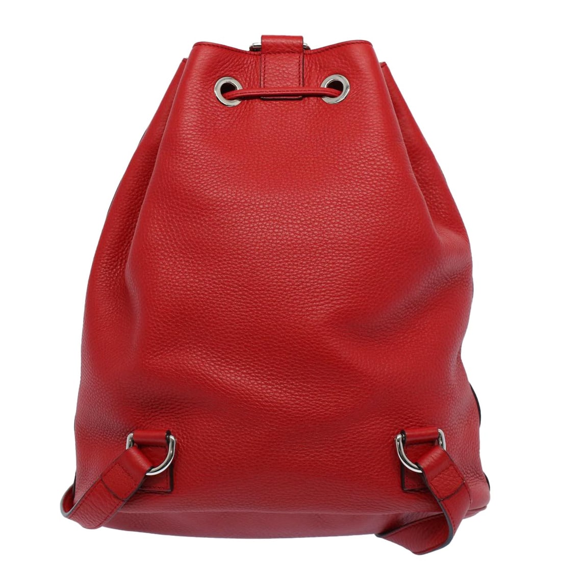 Gucci Soho Red Leather Drawstring Backpack - 2
