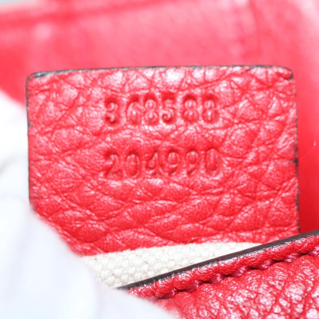 Gucci Soho Red Leather Drawstring Backpack - 6