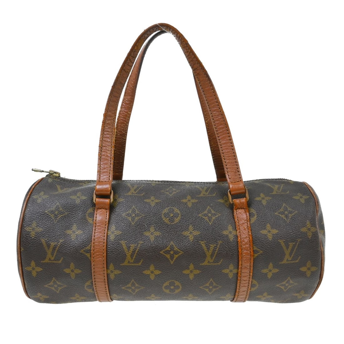 Louis Vuitton Papillon 30 Monogram Canvas Handbag: Louis Vuitton Papillon 30 Monogram Canvas Handbag This Louis Vuitton Papillon 30 handbag features the iconic monogram canvas and leather construction, accented with gold hardware and a classic logo pa