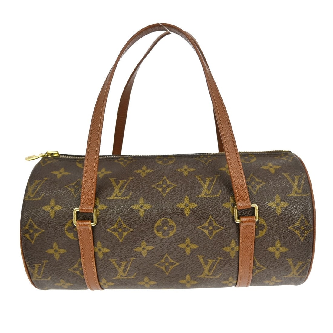 Louis Vuitton Monogram Canvas Papillon Bag: Louis Vuitton Monogram Canvas Papillon Bag This Louis Vuitton Papillon handbag features the iconic monogram canvas in brown and is designed for unisex use. Crafted in France, the bag offers a classic 