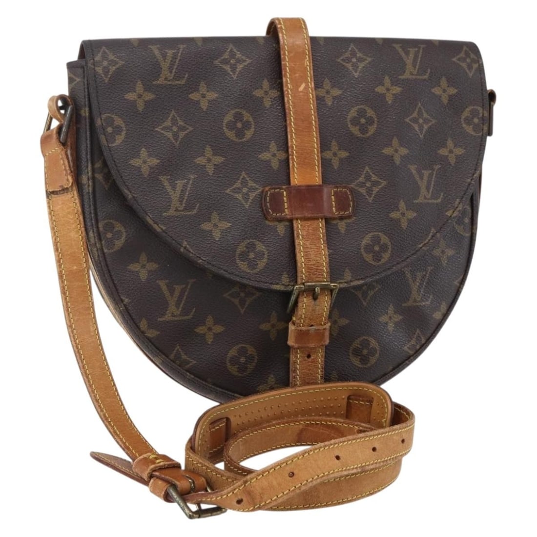 LOUIS VUITTON Monogram Chantilly GM Shoulder Bag M51232 Auth France (1 of 18)