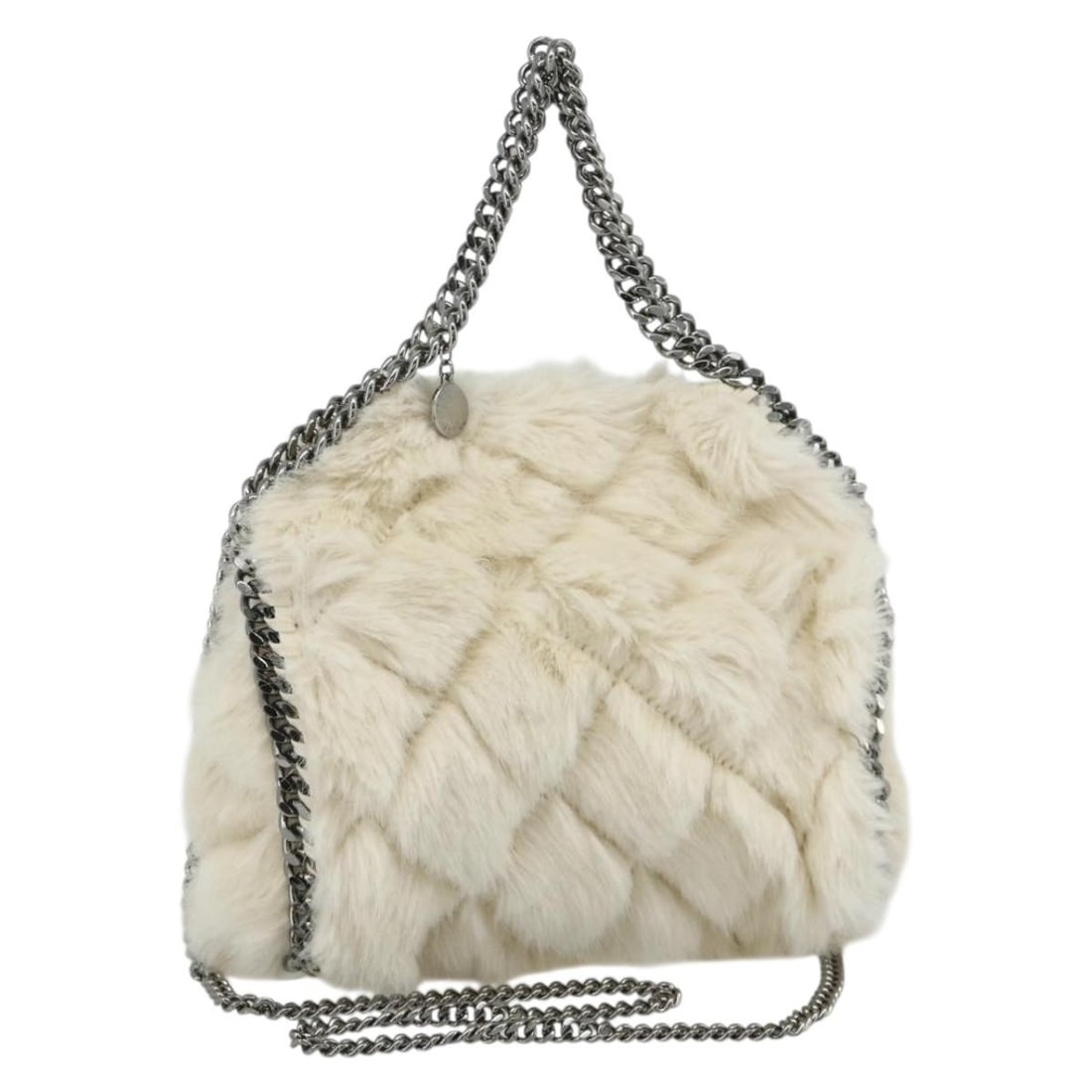 Stella MacCartney Falabella Fur Tote White Silver 2way Dust Bag (1 of 18)