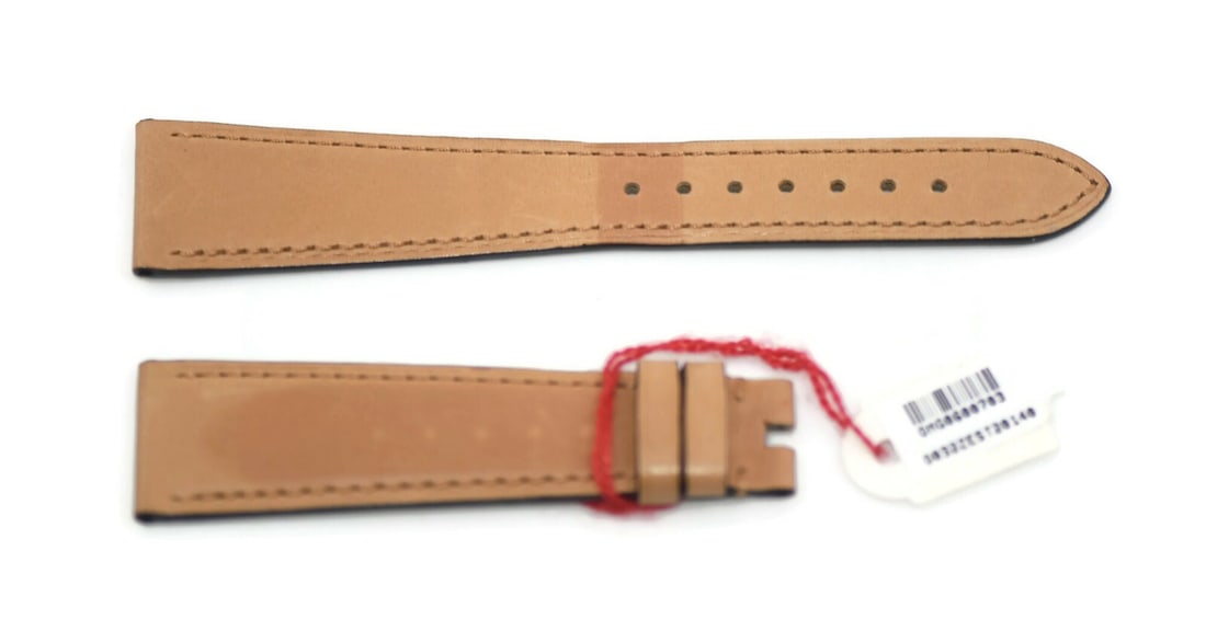 Authentic Omega Brown Leather Strap 20mm Wristwatch Band (1 of 2)