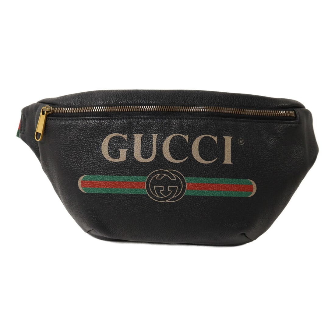 Gucci GG black calfskin body bag waist bag GHW 530412: Gucci GG black calfskin body bag waist bag GHW 530412 This GUCCI waist bag features a sleek design crafted from high-quality black calfskin leather. Suitable for both men and women, it offers a versat