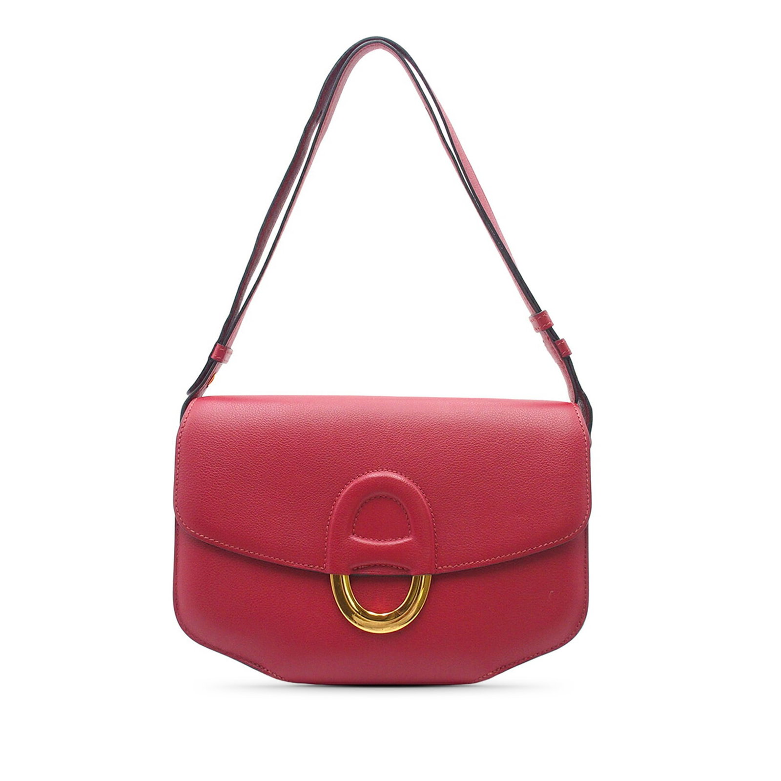 Hermes Cherche Midi 25 Rouge Grenat Leather Shoulder Bag: Hermes Cherche Midi 25 Rouge Grenat Leather Shoulder Bag The Hermes Evercolor Cherche Midi 25 is crafted from Rouge Grenat Evercolor leather and features an adjustable flat leather strap, a front flap