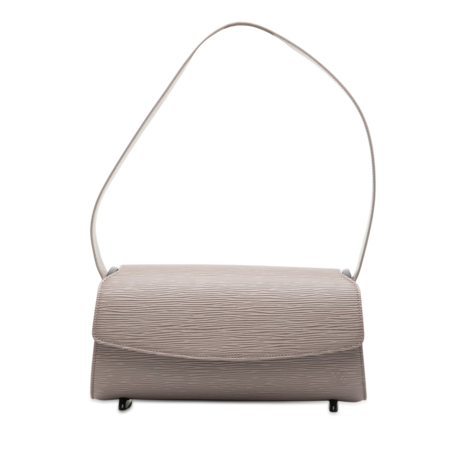 Louis Vuitton Epi Nocturne PM Purple Leather Bag: Louis Vuitton Epi Nocturne PM Purple Leather Bag This Louis Vuitton Epi Nocturne PM bag features a structured design crafted from epi leather in a striking purple hue. It is equipped with a flat leath