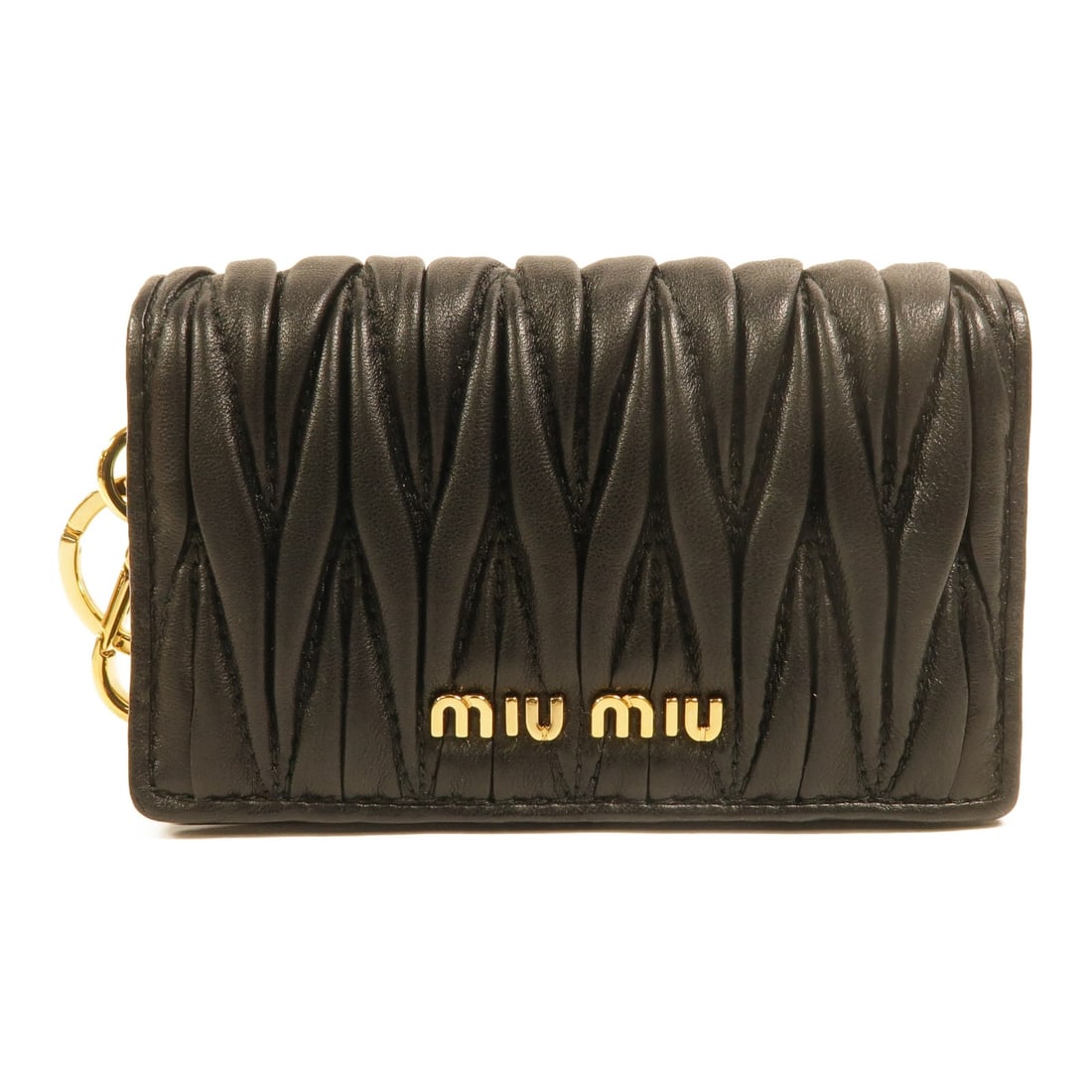 Miu Miu Black Lambskin Card Holder GHW (1 of 17)