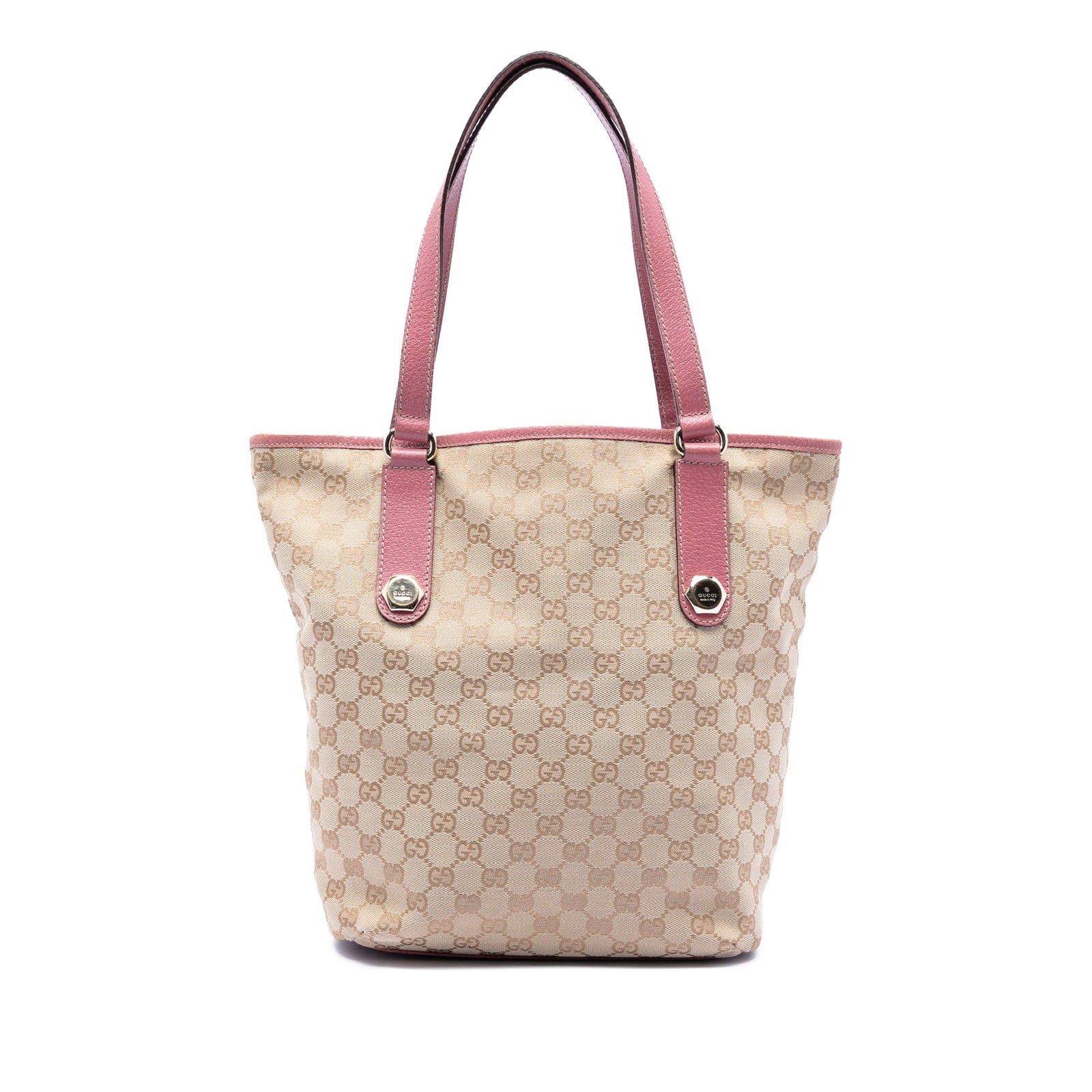 Gucci GG Canvas Charmy Tote Bag Beige Fabric Italy (1 of 7)