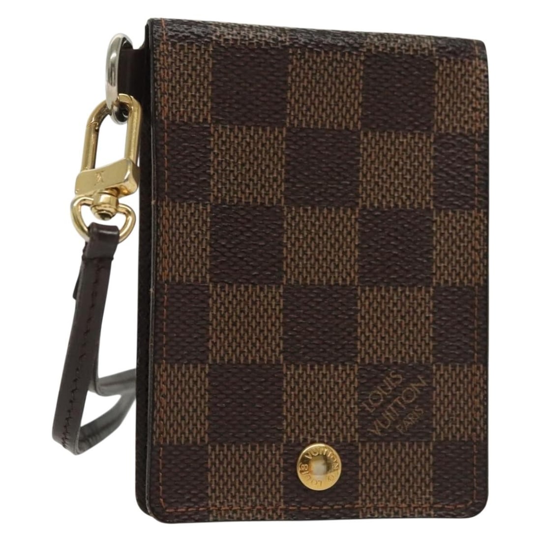Louis Vuitton Damier Ebene N60016 Pass Case with Shoulder Strap (1 of 18)
