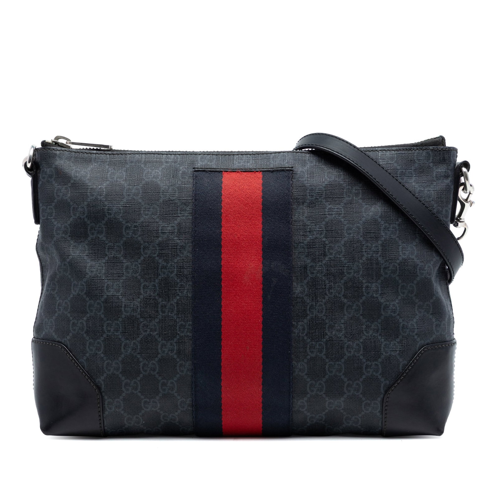 Gucci GG Supreme Web Black Crossbody Bag (1 of 7)