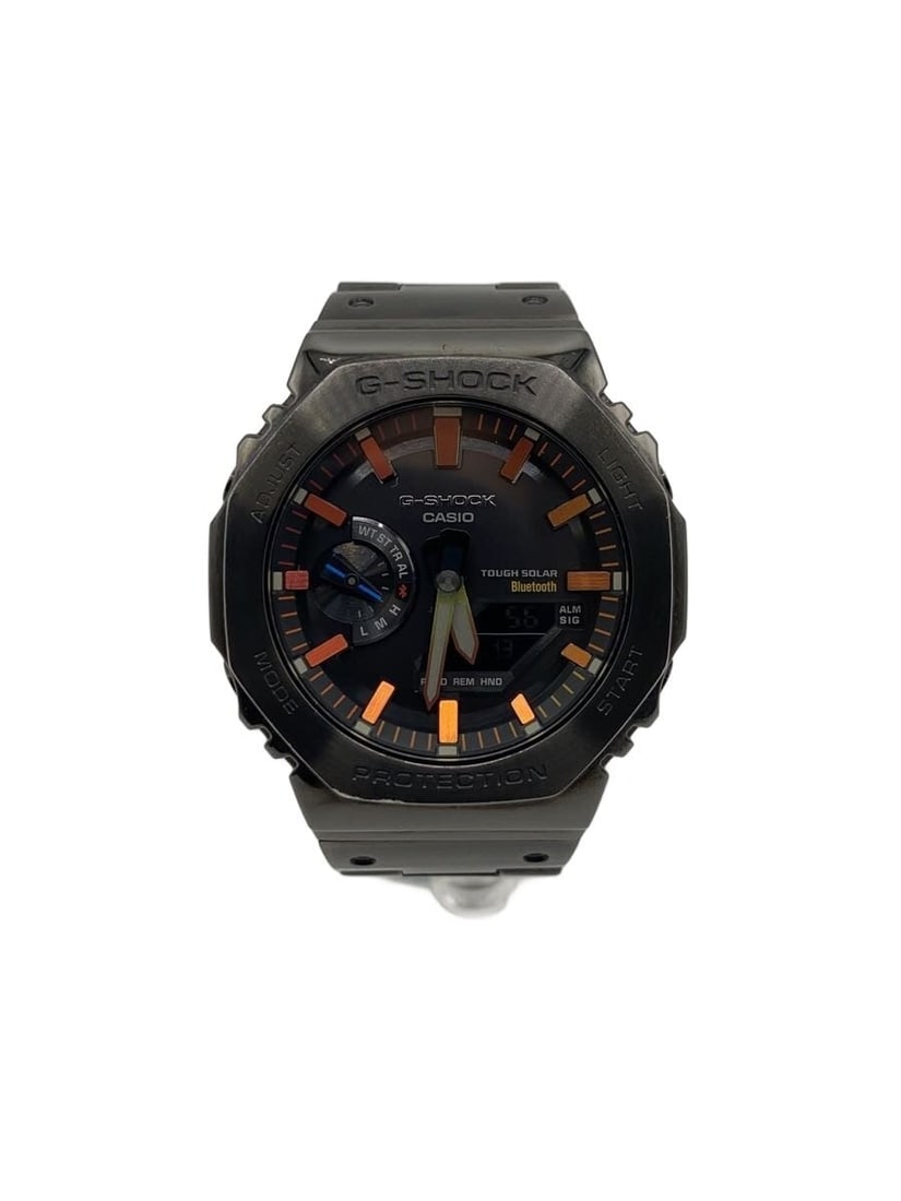 CASIO GM-B2100BPC-1AJF Stainless Steel Men's Wristwatch: CASIO GM-B2100BPC-1AJF Stainless Steel Men's Wristwatch This CASIO G-SHOCK 2100 Series Full Metal Model GM-B2100BPC-1AJF is a men's wristwatch crafted from stainless steel with a black finish. It feat