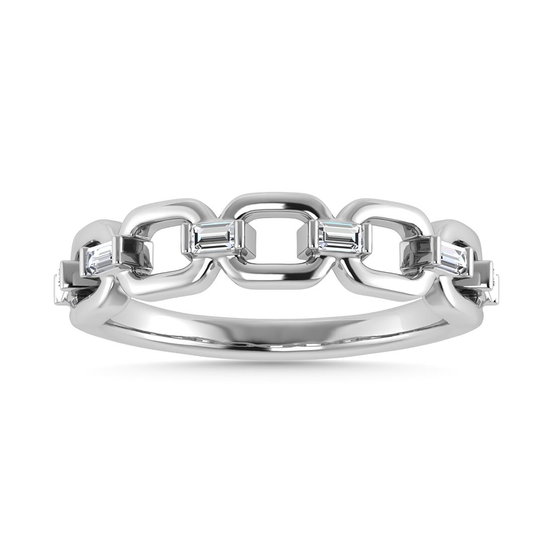 Diamond 1/8 Ct.Tw. Fashion Ring in 10K White Gold: Diamond 1/8 Ct.Tw. Fashion Ring in 10K White Gold 10k White Gold Stone Color: G-h Stone Clarity: Si3-i1 Each ring is presented in standard size 6.5. Complimentary resizing is available between sizes 5