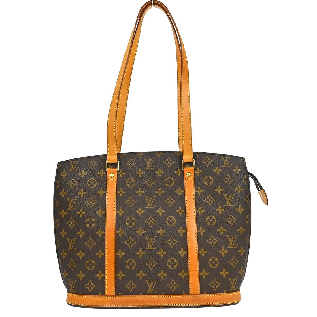 Louis Vuitton Babylone Monogram Canvas Tote Bag M51102: Louis Vuitton Babylone Monogram Canvas Tote Bag M51102 This Louis Vuitton Babylone hand tote bag features the iconic monogram canvas leather exterior with beige double leather handles and a secure zip