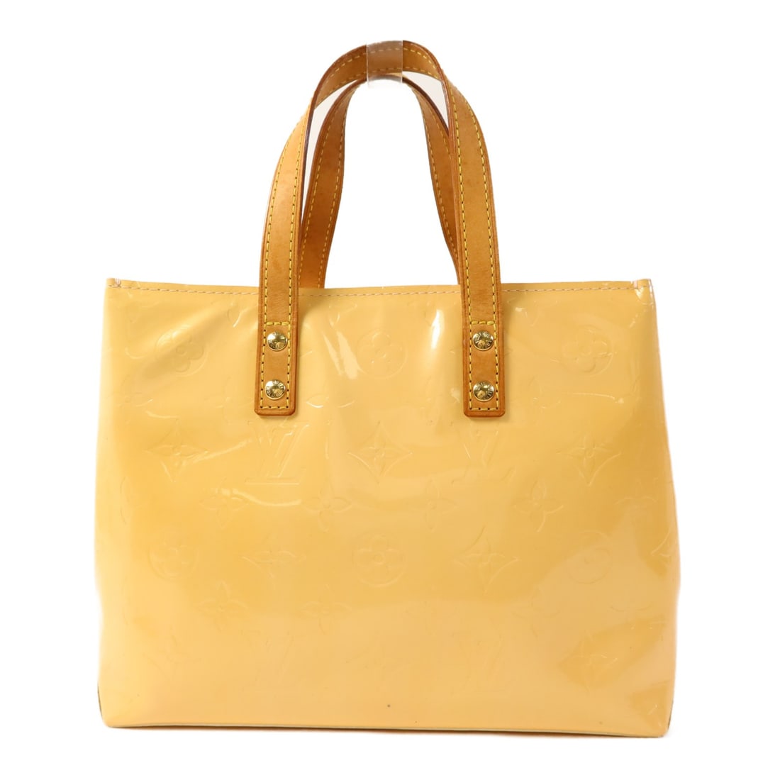 Louis Vuitton Reade PM Vernis Beige Patent Leather Handbag GHW (1 of 18)
