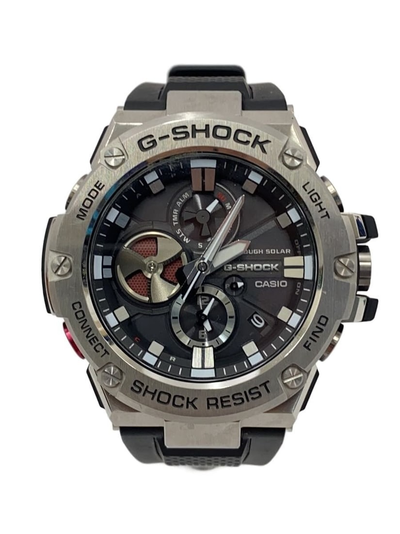 Casio G Shock GST-B100-1AJF Solar Men's Wristwatch: Casio G Shock GST-B100-1AJF Solar Men's Wristwatch This CASIO G-SHOCK Solar GST-B100-1AJF men's wristwatch features a durable stainless steel construction with a black finish. Designed for reliability