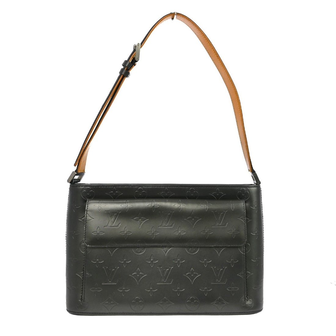 Louis Vuitton Alston Black Monogram Mat Top Handle Bag: Louis Vuitton Alston Black Monogram Mat Top Handle Bag This Louis Vuitton Alston shoulder bag features the iconic Monogram Mat leather in black, complemented by a top handle and zip closure. Designed 