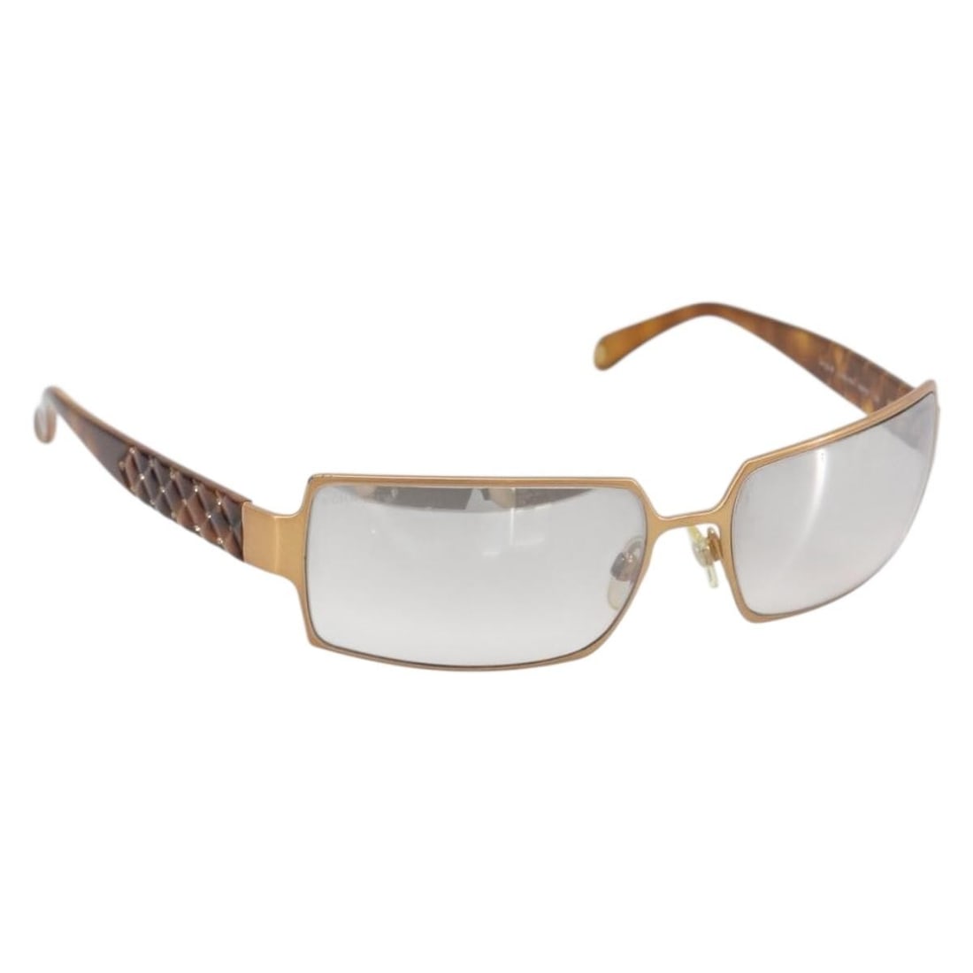 CHANEL Brown Plastic Women Sunglasses with Case (1 of 13)