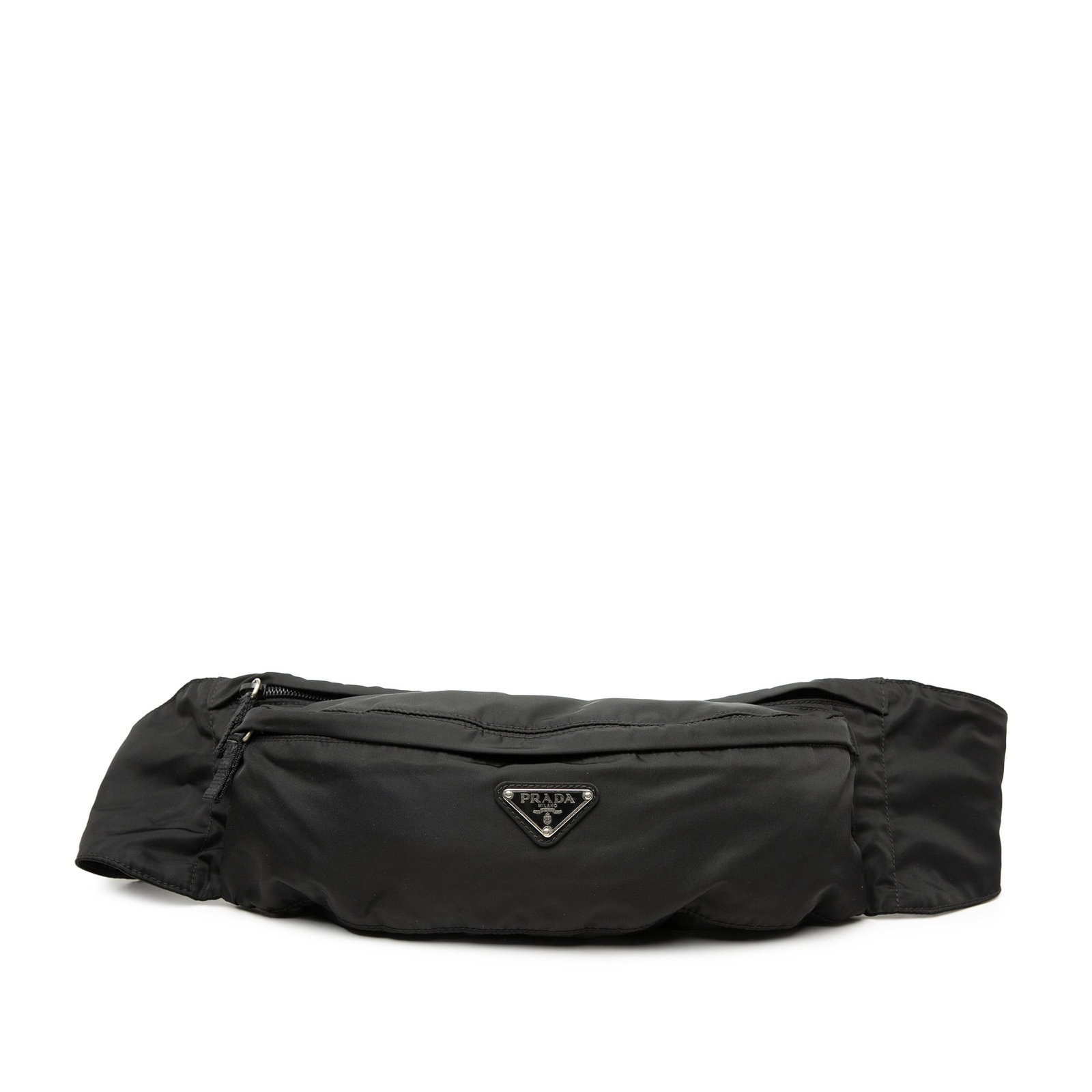 Prada Tessuto black nylon waist bag (1 of 7)