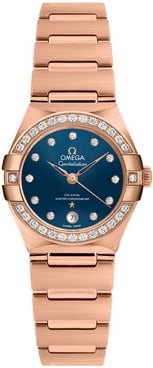 Omega Constellation Co-Axial Master Chronometer Blue Dial Watch 131.55.29.20.53.001: Omega Constellation Co-Axial Master Chronometer Blue Dial Watch 131.55.29.20.53.001 This Omega Constellation Co-Axial Master Chronometer is designed for ladies and features a striking blue dial. The