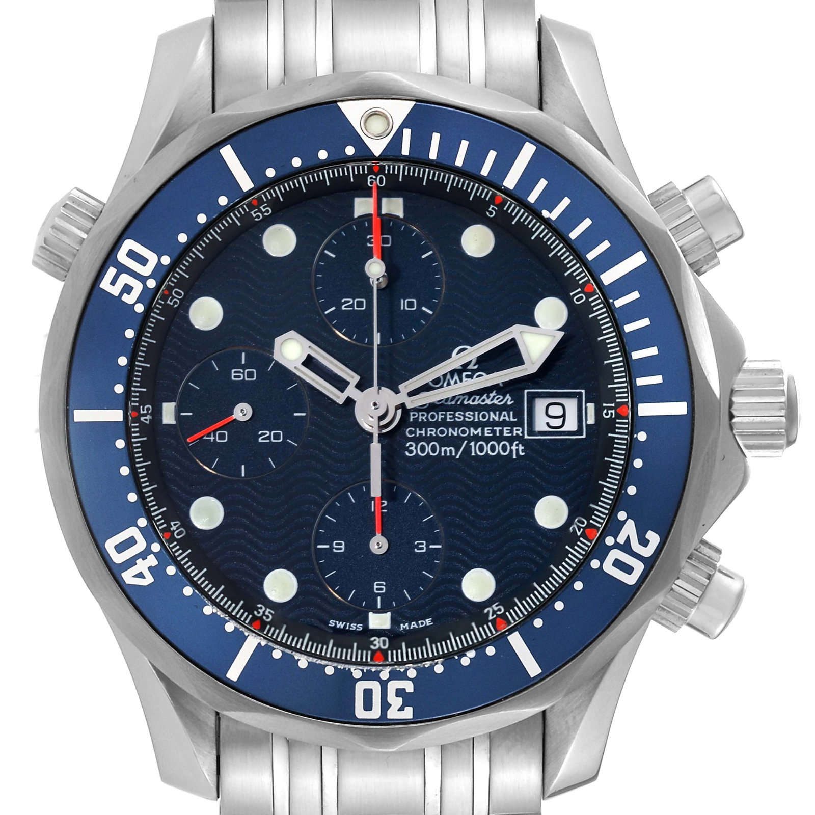 Omega Seamaster 41.5mm Blue Dial Stainless Steel Ref 2599.8 (1 of 6)