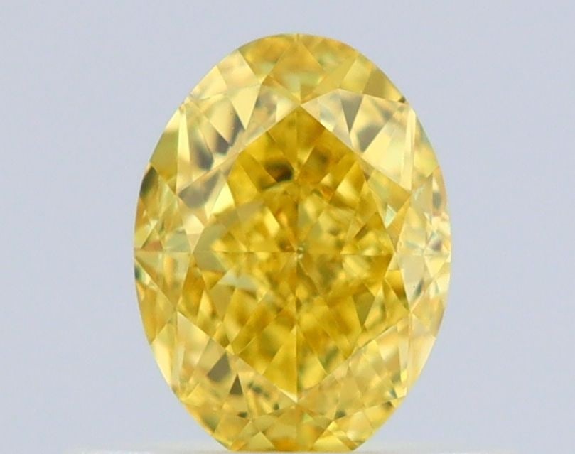 Loose Diamond - OVAL 0.55ct Fancy Vivid Yellow VVS1 (1 of 1)