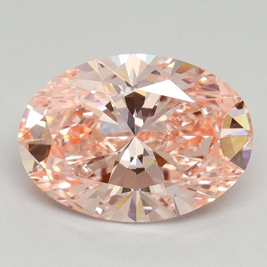 Loose Diamond - OVAL 2.14ct Fancy Vivid Pink VS1: Loose Diamond - OVAL 2.14ct Fancy Vivid Pink VS1 Source: This is a real non-mined Diamond that has been grown in a lab Shape: OVAL Carats: 2.14 Color: Fancy Vivid Pink Certification: IGI Video: