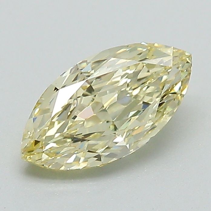 Loose Diamond - MARQUISE 1.06ct Fancy Light Yellow VS1: Loose Diamond - MARQUISE 1.06ct Fancy Light Yellow VS1 Source: This is a real non-mined Diamond that has been grown in a lab Shape: MARQUISE Carats: 1.06 Color: Fancy Light Yellow Certification: IGI V