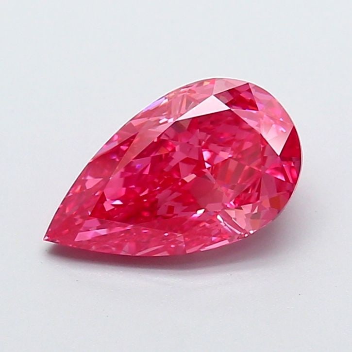 Loose Diamond - PEAR 1.8ct Fancy Vivid Pink VS1: Loose Diamond - PEAR 1.8ct Fancy Vivid Pink VS1 Source: This is a real non-mined Diamond that has been grown in a lab Shape: PEAR Carats: 1.8 Color: Fancy Vivid Pink Certification: IGI Video: