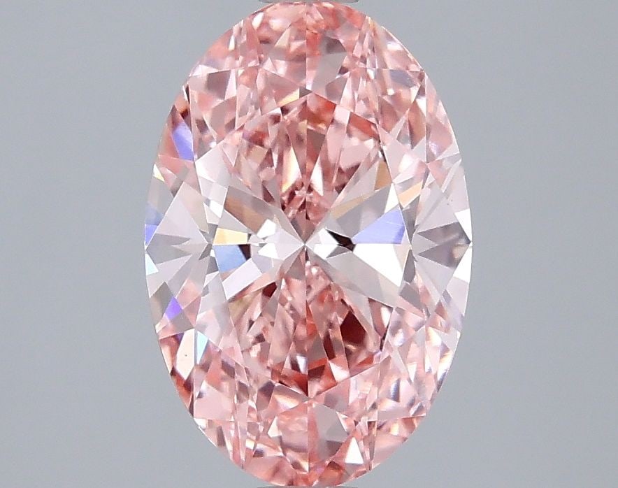 Loose Diamond - OVAL 1.84ct Fancy Vivid Pink VS1: Loose Diamond - OVAL 1.84ct Fancy Vivid Pink VS1 Source: This is a real non-mined Diamond that has been grown in a lab Shape: OVAL Carats: 1.84 Color: Fancy Vivid Pink Certification: IGI Video: Video