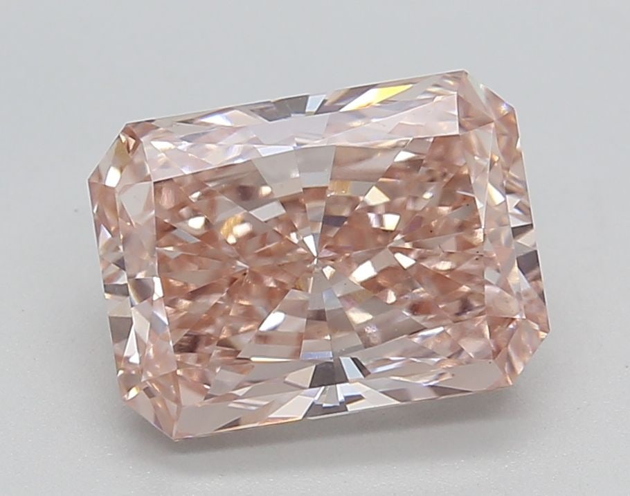 Loose Diamond - RADIANT 2.87ct Fancy Pink VS1: Loose Diamond - RADIANT 2.87ct Fancy Pink VS1 Source: This is a real non-mined Diamond that has been grown in a lab Shape: RADIANT Carats: 2.87 Color: Fancy Pink Certification: IGI Video: