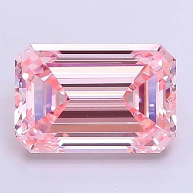 Loose Diamond - EMERALD 3.06ct Fancy Intense Pink VS1: Loose Diamond - EMERALD 3.06ct Fancy Intense Pink VS1 Source: This is a real non-mined Diamond that has been grown in a lab Shape: EMERALD Carats: 3.06 Color: Fancy Intense Pink Certification: IGI Vid