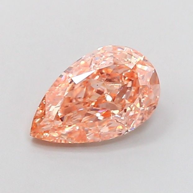 Loose Diamond - PEAR 1.51ct Fancy Intense Brownish Orange VS2 (1 of 1)