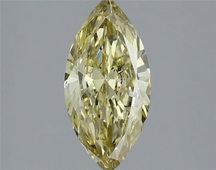Loose Diamond - MARQUISE 1.23ct Fancy Yellow VS1: Loose Diamond - MARQUISE 1.23ct Fancy Yellow VS1 Source: This is a real non-mined Diamond that has been grown in a lab Shape: MARQUISE Carats: 1.23 Color: Fancy Yellow Certification: IGI Video: Video