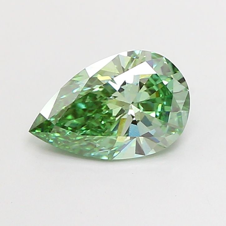 Loose Diamond - PEAR 1.5ct Fancy Vivid Green VS1: Loose Diamond - PEAR 1.5ct Fancy Vivid Green VS1 Source: This is a real non-mined Diamond that has been grown in a lab Shape: PEAR Carats: 1.5 Color: Fancy Vivid Green Certification: IGI Video: Video