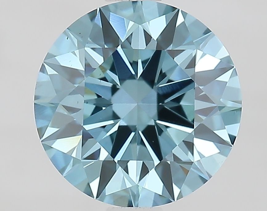 Ideal Loose Diamond - ROUND 1.56ct Fancy Vivid Blue VS1: Ideal Loose Diamond - ROUND 1.56ct Fancy Vivid Blue VS1 Source: This is a real non-mined Diamond that has been grown in a lab Shape: ROUND Carats: 1.56 Color: Fancy Vivid Blue Certification: IGI