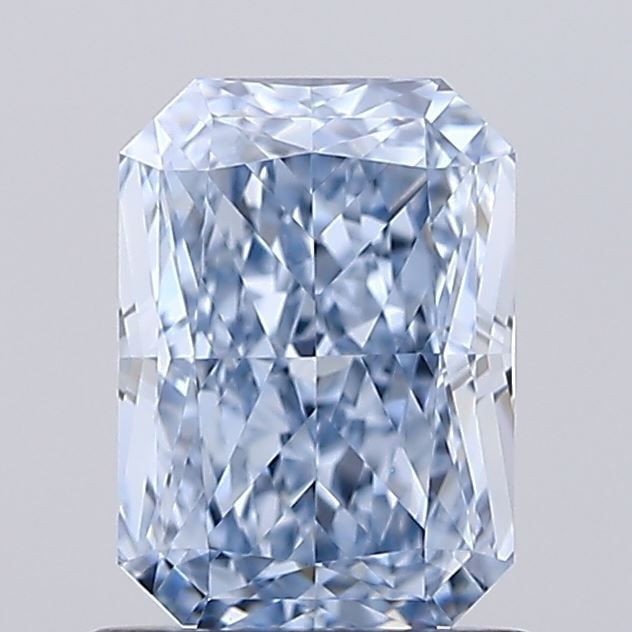 Loose Diamond - RADIANT 1.02ct Fancy Blue VS1: Loose Diamond - RADIANT 1.02ct Fancy Blue VS1 Source: This is a real non-mined Diamond that has been grown in a lab Shape: RADIANT Carats: 1.02 Color: Fancy Blue Certification: IGI Video: