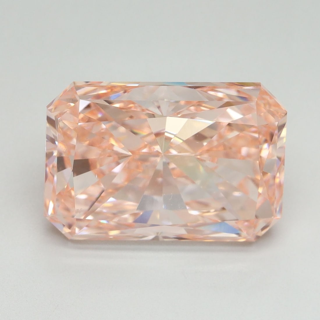 Loose Diamond - RADIANT 9.95ct Fancy Vivid Pink VS1: Loose Diamond - RADIANT 9.95ct Fancy Vivid Pink VS1 Source: This is a real non-mined Diamond that has been grown in a lab Shape: RADIANT Carats: 9.95 Color: Fancy Vivid Pink Certification: IGI Video: