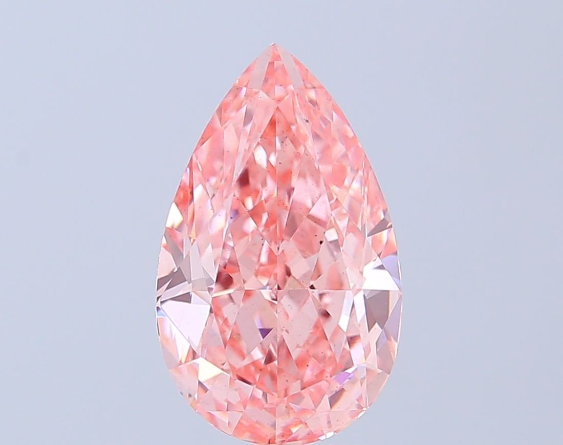 Loose Diamond - PEAR 5.0ct Fancy Vivid Pink VS2: Loose Diamond - PEAR 5.0ct Fancy Vivid Pink VS2 Source: This is a real non-mined Diamond that has been grown in a lab Shape: PEAR Carats: 5.0 Color: Fancy Vivid Pink Certification: IGI Video: Video