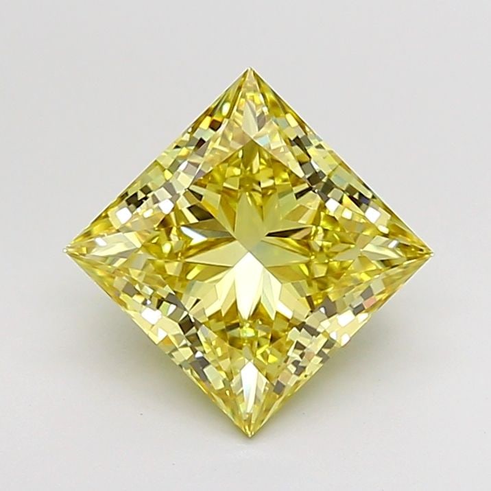 Loose Diamond - PRINCESS 3.1ct Fancy Yellow VVS2 (1 of 1)