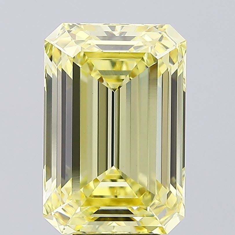 Loose Diamond - EMERALD 6.52ct Fancy Yellow VS1 (1 of 1)