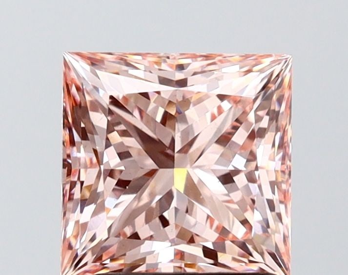Loose Diamond - PRINCESS 2.04ct Fancy Vivid Pink VS1 (1 of 1)