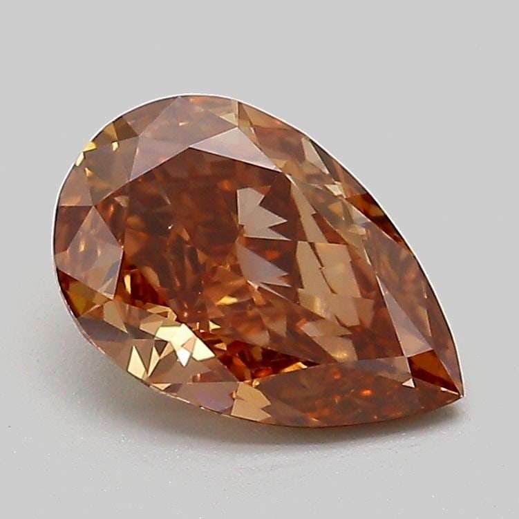 Loose Diamond - PEAR 1.38ct Fancy Brown VS1: Loose Diamond - PEAR 1.38ct Fancy Brown VS1 Source: This is a real non-mined Diamond that has been grown in a lab Shape: PEAR Carats: 1.38 Color: Fancy Brown Certification: IGI Video: