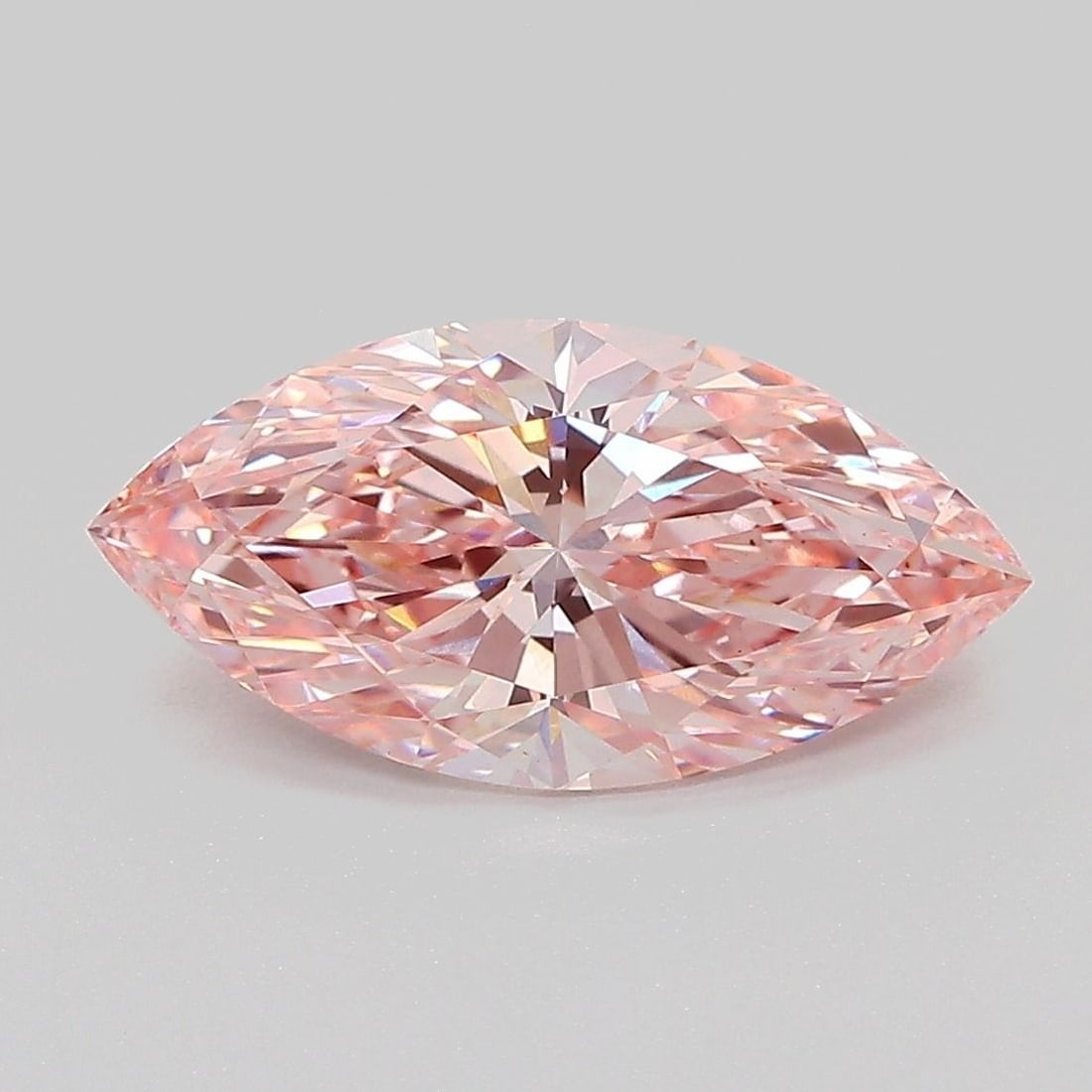 Loose Diamond - MARQUISE 2.33ct Fancy Intense Pink VS1: Loose Diamond - MARQUISE 2.33ct Fancy Intense Pink VS1 Source: This is a real non-mined Diamond that has been grown in a lab Shape: MARQUISE Carats: 2.33 Color: Fancy Intense Pink Certification: IGI V