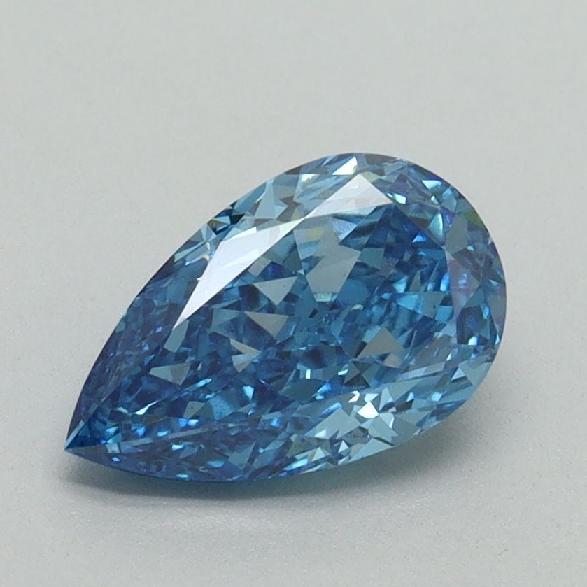 Loose Diamond - PEAR 1.25ct Fancy Vivid Blue VS1: Loose Diamond - PEAR 1.25ct Fancy Vivid Blue VS1 Source: This is a real non-mined Diamond that has been grown in a lab Shape: PEAR Carats: 1.25 Color: Fancy Vivid Blue Certification: IGI Video: Video