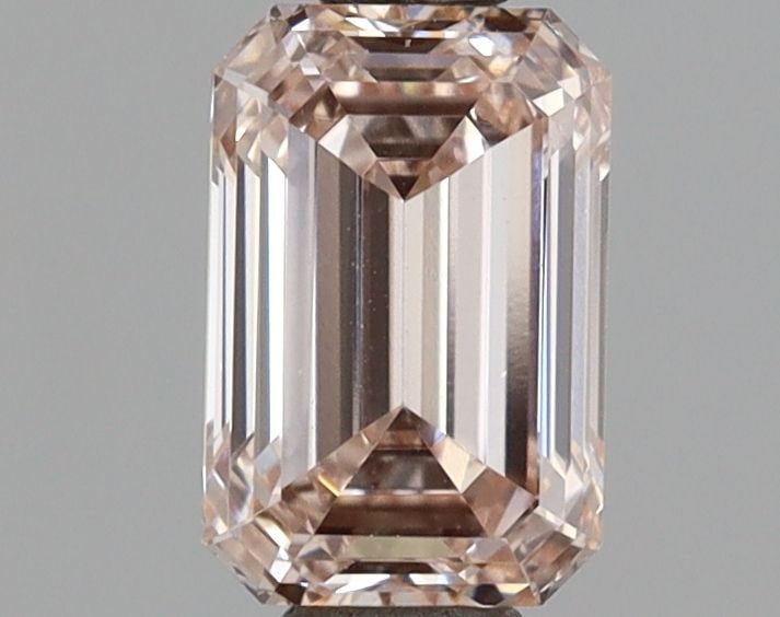 Loose Diamond - EMERALD 1.08ct Fancy Light Pink VS1: Loose Diamond - EMERALD 1.08ct Fancy Light Pink VS1 Source: This is a real non-mined Diamond that has been grown in a lab Shape: EMERALD Carats: 1.08 Color: Fancy Light Pink Certification: NONE
