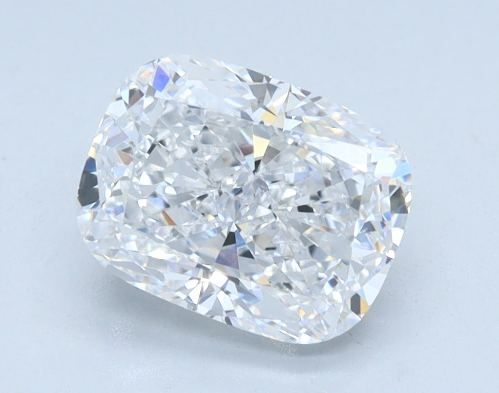 Loose Diamond - CUSHION 1.75ct D VVS2: Loose Diamond - CUSHION 1.75ct D VVS2 Source: This is a real non-mined Diamond that has been grown in a lab Shape: CUSHION Carats: 1.75 Color: D Clarity: VVS2 Certification: IGI Condition: Pre-Owned